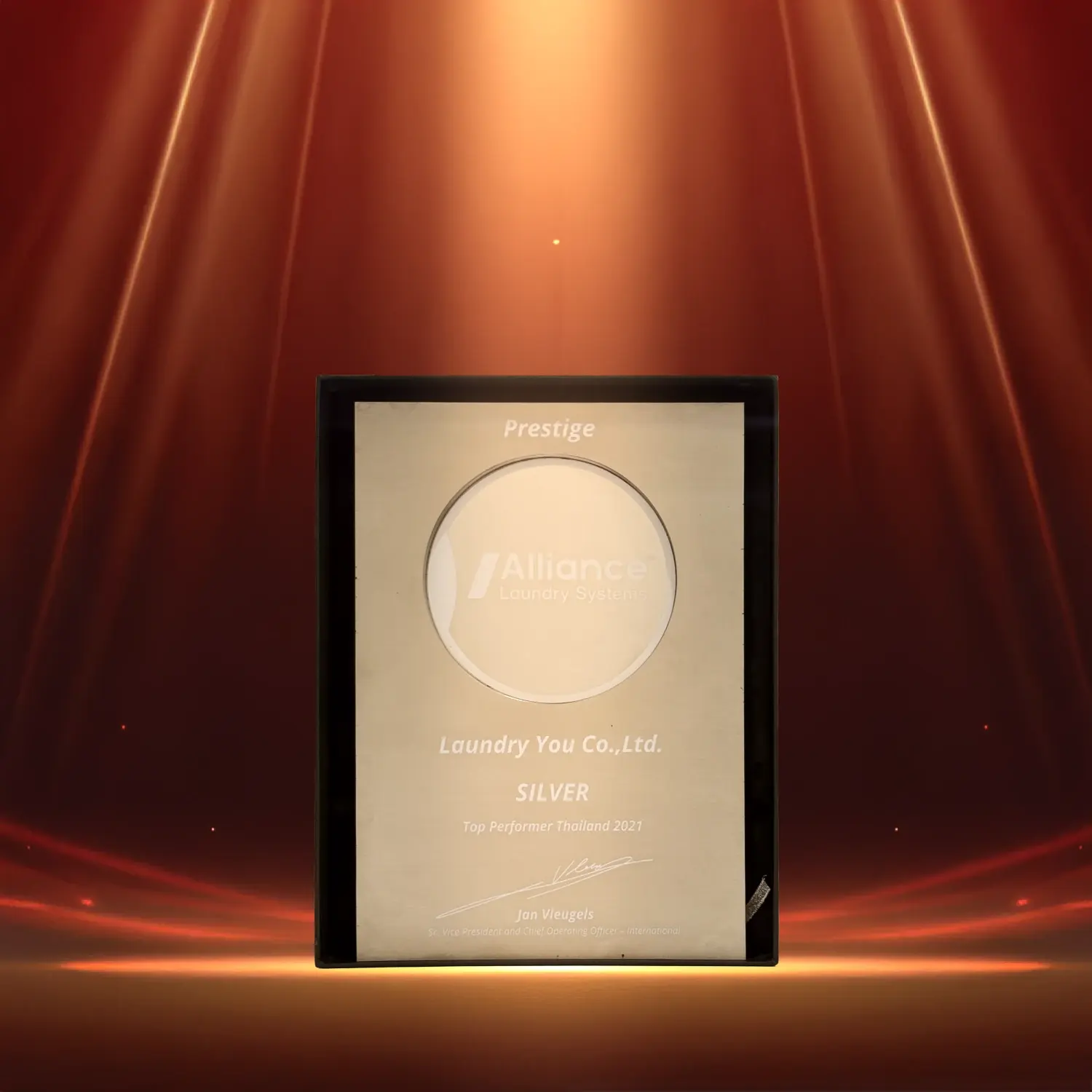 Alliance Laundry Systems Laundry You Co., Ltd. SILVER Top Performer Thailand 2021
