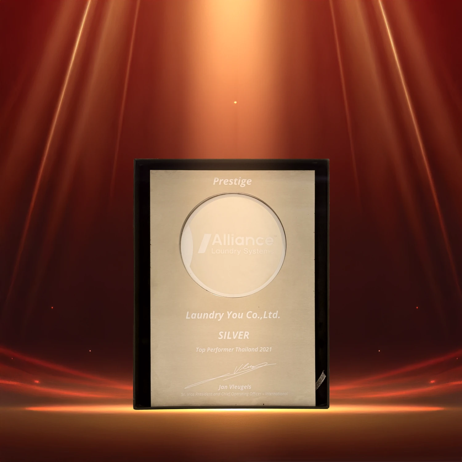 Alliance Laundry Systems Laundry You Co., Ltd. SILVER Top Performer Thailand 2021