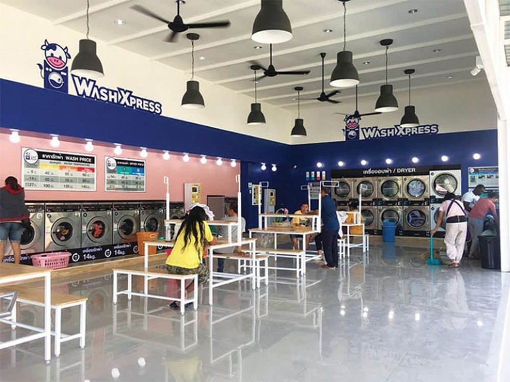 WashXpress ร้านซักผ้าหยอดเหรียญอันดับ 1 ในไทย มาตรฐานจากสหรัฐอเมริกา